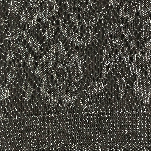 Jessica Howard Vintage 90s Maxi/Formal Dress, Black w/Blue Metallic Thread SZ 10 - Picture 9 of 13